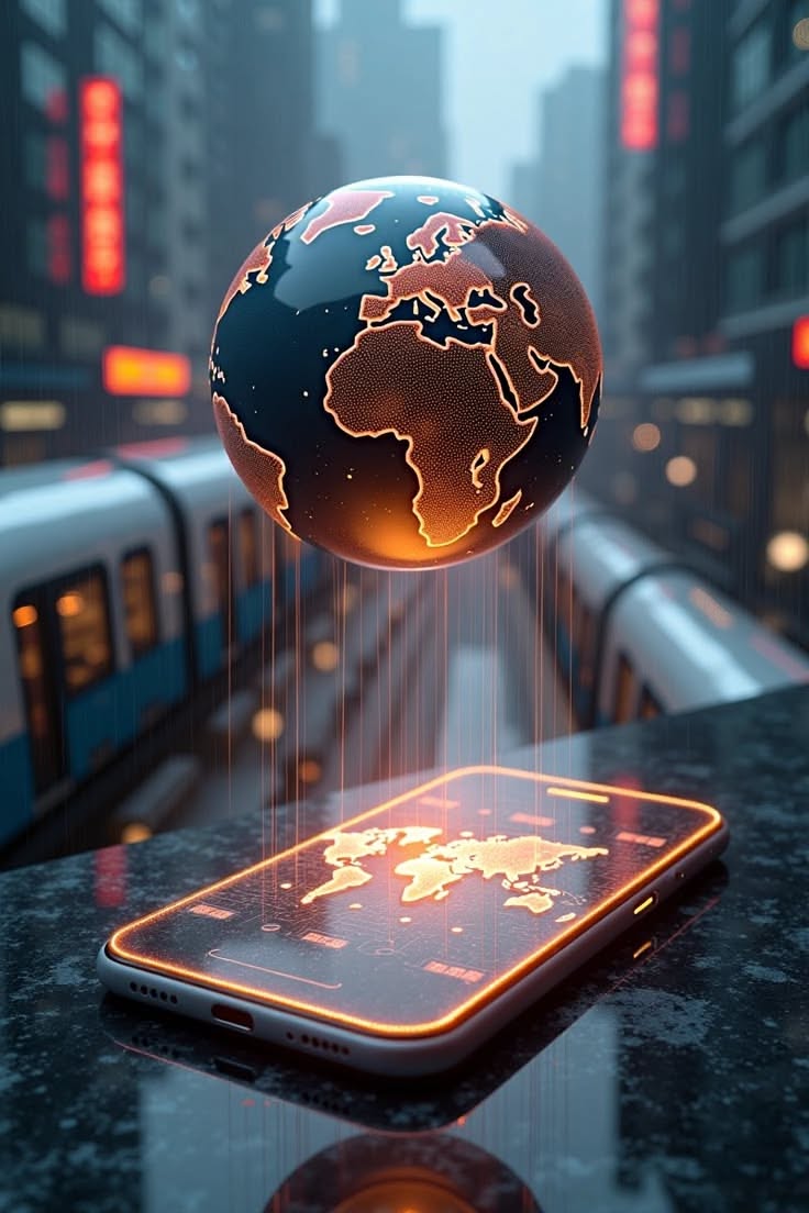 Plataforma Code Collor em uso no celular